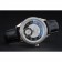 Omega DeVille Prestige Black Dial Silver Diamond Case Black Leather Bracelet 1454120