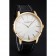 Swiss Vacheron Constantin Patrimony Grand Taille White Dial Gold Case Black Leather Bracelet 1454176