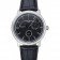 Vacheron Constantin Patrimony Power Reserve Black Dial Silver Diamond Case Black Leather Bracelet 1454267