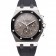 Swiss Audemars Piguet Royal Oak Chronograph Grey Dial Stainless Steel Case Black Rubber Strap 622866