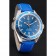 Omega Seamaster Planet Ocean Blue Dial Blue Leatherl Bracelet 622538