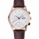 Patek Philippe Grand Complications White Dial Gold Case Brown Leather Bracelet 1454239