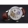 Patek Philippe Dual Time Moonphase Tourbillon White Skeletonised Dial Stainless Steel Case Brown Leather Strap