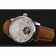 Patek Philippe Grand Complications Day Date Tourbillon White Dial Rose Gold Numerals Stainless Steel Case Brown Suede Leather Strap 1453818