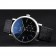 Piaget Altiplano Silver Case Black Dial Black Leather Bracelet 622629