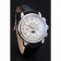 Patek Philippe Grand Complications White Dial Black Leather Bracelet