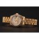 Swiss Rolex DayJust Diamond Pave Gold Dial Gold Diamond Bracelet 1453953