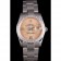 Rolex Datejust Polished Stainless Steel Orange Flowers Dial Diamond Plated