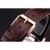 Swiss IWC Portugieser Perpetual Calendar White Dial Rose Gold Case Brown Leather Strap
