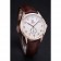 Tag Heuer Carerra Calibre 6 White Dial Red Numbers Brown Leather Band 622161