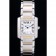 Cartier Tank Francaise 29mm White Dial Stainless Steel Case Two Tone Bracelet