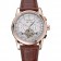 Patek Philippe Grand Complications Gold Case White Dial Brown Leather Bracelet 622259