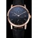 Piaget Altiplano Date Black Dial Rose Gold Case Black Leather Strap