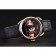 Hermes Classic Croco Leather Strap Black Dial 801398