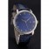 Patek Philippe Calatrava Date Blue Dial Stainless Steel Case Blue Leather Strap