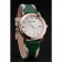 Burberry The City Classic Silver Dial Green Bracelet 622564