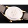 Patek Philippe Calatrava White Dial Diamond Markings Gold Case Black Leather Strap