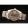 Rolex DayDate Gold Stainless Steel Ribbed Bezel Goldish Dial 41979