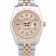Rolex Datejust Gold Dial Ribbed Bezel 7450