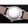 Swiss Rolex Cellini White Guilloche Dial Stainless Steel Case Black Leather Strap