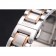 Burberry The City Pink Dial Rose Gold Diamond Bezel Stainless Steel Case Two Tone Bracelet