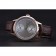 Patek Philippe Geneve Two Dial Gray Dial Rose Gold Bezel Brown Leather Band 622148