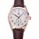 Tag Heuer Carerra Calibre 6 White Dial Red Numbers Brown Leather Band 622161