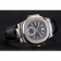 Patek Philippe Nautilus Black Dial Stainless Steel Case Black Leather Strap