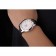 Swiss Vacheron Constantin Traditionnelle White Dial Stainless Steel Case Black Leather Bracelet