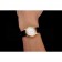 Omega De Ville Prestige Small Seconds White Dial Gold Case Black Leather Strap
