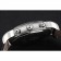 Patek Philippe Chronograph White Dial Blue Markings Stainless Steel Case Black Leather Strap
