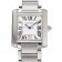 Swiss Cartier Tank Francaise Steel Case White Dial Roman Numerals Stainless Steel Bracelet 622649