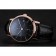 Piaget Altiplano Date Black Dial Rose Gold Case Black Leather Strap