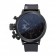 U-Boat Flightdeck Black Dial Black Steel Case Black Rubber Bracelet 622713