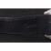 Swiss Cartier Santos Silver Bezel with Diamonds and Black Leather Strap sct47 621531