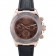 Rolex Daytona Black Ceramic Bezel Brown Dial Black Leather Strap 41975