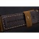 Swiss Panerai Luminor Ceramica Flyback Chronograph Black Dial Black Case Brown Leather Strap