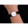Patek Philippe Calatrava White Dial Roman Numerals Stainless Steel Case Black Leather Strap