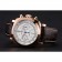 Swiss Panerai Radiomir 1940 Chronograph White Dial Rose Gold Case Brown Leather Strap