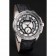 Cartier Calibre De Cartier Small Seconds Black And White Dial Stainless Steel Case Black Leather Strap