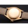 Rolex Cellini Black Dial Gold Case Black Leather Strap 622832