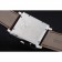 Piaget Emperador Limited Edition White Dial Engraved Silver Case Brown Leather Bracelet 1454138