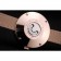 Hermes Classic MOP Dial Black Elongated Leather Strap