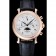 Patek Philippe Grand Complications White Dial Engraved Rose Gold Case Black Leather Bracelet 1454144