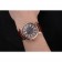Cartier Rotonde Date Black Dial Rose Gold Case Brown Leather Strap