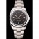 Rolex Oyster Perpetual Dark Rhodium Dial Stainless Steel Case And Bracelet