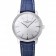 Swiss Vacheron Constantin Patrimony Silver Dial Silver Diamonds Case Blue Leather Bracelet 1454161