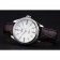 Rolex Cellini White Dial Stainless Steel Case Brown Leather Strap 622839