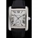 Cartier Tank MC White Dial Stainless Steel Case Black Leather Strap 622576