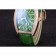 Franck Muller Casablanca Green Croco Leather Band Crystal Encrusted Bezel 621646